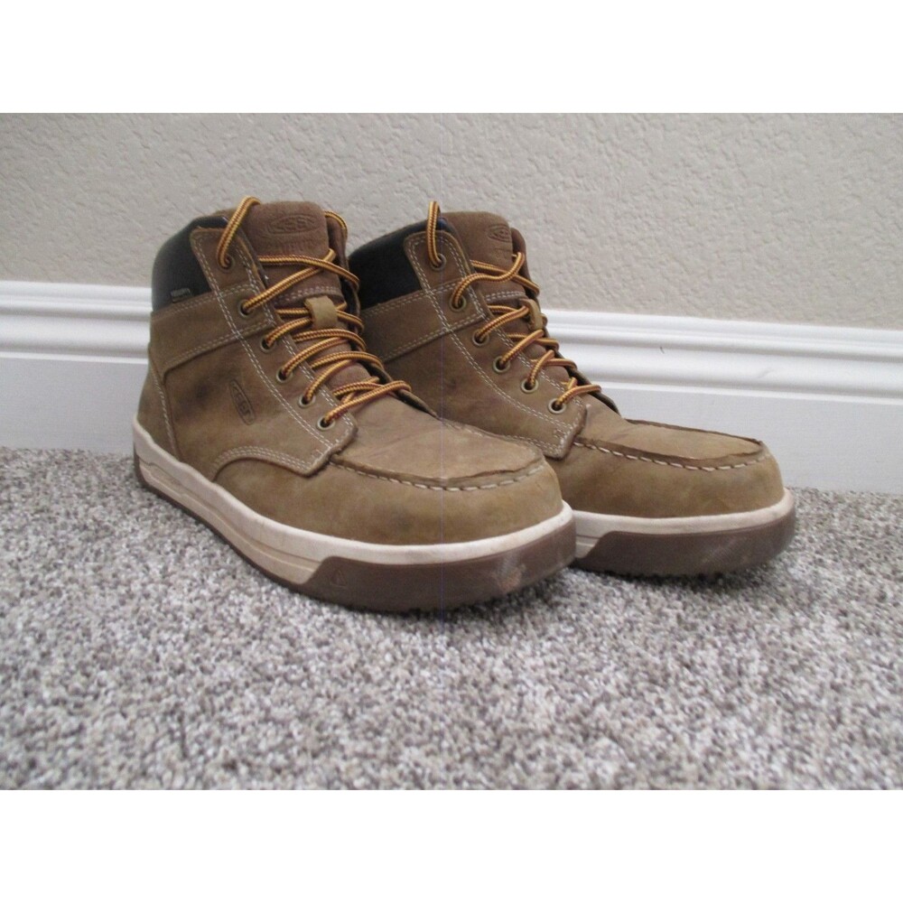 Keen Men's Utility mens 8.5D Gibson Carbon Toe Waterproof Work Boots